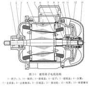 電機(jī)結(jié)構(gòu)示意圖